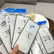 KIT 3 5 10 Pelicula de Vidro 3D resistente para iPhone 11 12 13 14 15 16 Pro Max 6 7 8 XS MAX