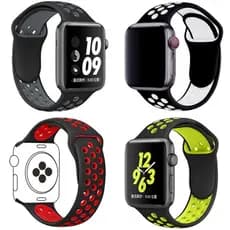 Daniel Pulseira de Silicone Furadinha Para Smartwatch ios Apple Watch 49mm 45mm 44mm 42mm 41mm 40mm 38mm banda premium