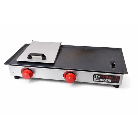 Chapa De Lanche Para Hamburguer Semiprofissional A Gás 60x30