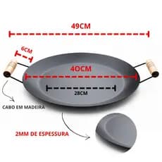 Disco De Arado Tacho Porções Em Geral 40cm Promoção Médio