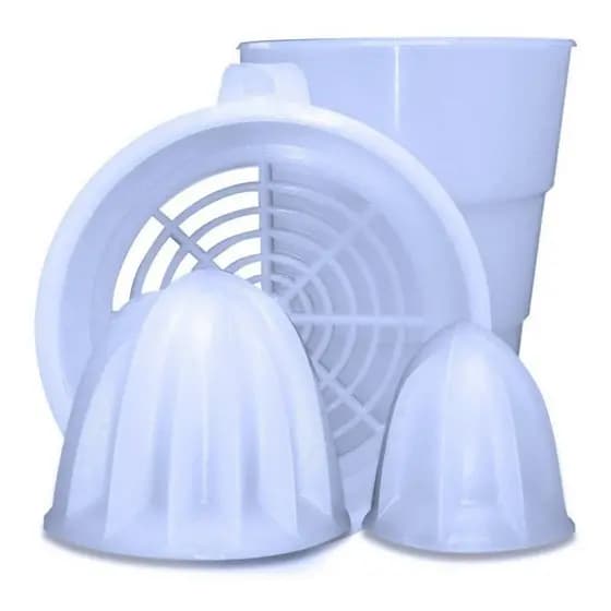 Copo + Peneira + Carambolas Castanhas Para Extrator Espremedor De Suco Itafera Metal Compatível Com Várias Marcas /720ml
