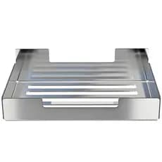 Porta Sabonete Inox, Preto e Branco - Suporte para apoiar o sabonete PROMOÇÃO