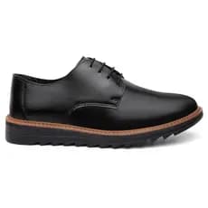 Sapato Casual Social Masculino Moderno Sapatenis De Amarrar Dia Dos Pais