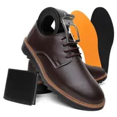 Kit Presente Dia Dos Pais Sapato Social Casual Masculino Oxford + Carteira + Cinto e Palmilha