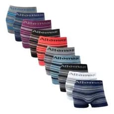 Kit 3 Cuecas Boxer Box Altomax/Microfibra/Sem Costura/Adulto/Revenda