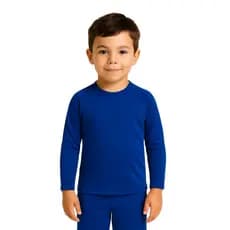 Camiseta Manga Longa Infantil Menino Proteção Solar Praia