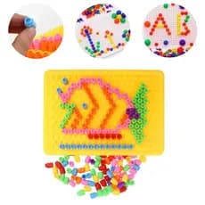 Jogo Educativo de Peças De Plástico Mosaico 3D Puzzle quebra-cabeça infantil