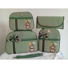 Kit de Bolsa Maternidade Safari 4 peças