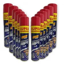 KIT 12 ou 48 UNIDADES - MP1 - Óleo Antiferrugem/Desengripante/Lubrificante Uso Geral - MP1 321ml Mundial Prime-