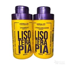 Kit Shampoo e Condicionador Pos Quimica para Progressiva Lisoterapia