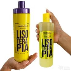 Kit Progressiva Lisoterapia Sem Formol + Shampoo Anti-Resíduos