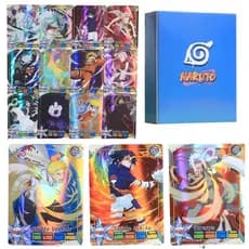 50Pcs/Pack Naruto Flash Cartas Brilhantes SSR Coleção Rara De Jogo Personagem De Brinquedo Kakashi Uzumaki Kids Gift