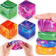 Needoh Ondulação Cubo De Gelo Mole Lento Subindo Brinquedos Alívio Do Estresse Amassável Fidget Squeeze Bolas Fãs Presen