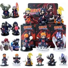 Naruto Shippuden Akatsuki Arco Série Figuras Caixa Cega Brinquedo Anime Bonito Modelo Boneca Estatuetas Presente