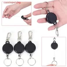 (cassiopeiahg) Chaveiro Retrátil de Aço
