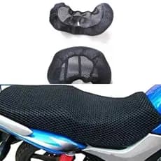 Capa de Assento para Motocicleta em Nylon Preto Impermeável e Isolada