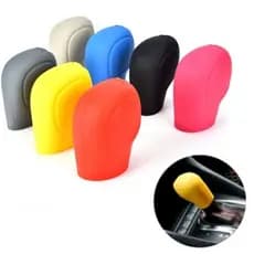 Capa universal de silicone para alavanca de câmbio e freio de mão de carro