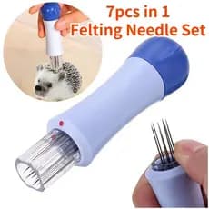 7 kits de agulhas de feltro trevo/DIY/ferramentas de costura à mão