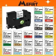Fita TZE Compatível 6/9/12mm tze231 tze221 tze211 De Etiqueta Brother-231 Laminada Recarga Adesiva Forte Para Label Make
