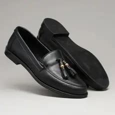 Mocassim Feminino Couro Legítimo Loafer Com Tassel Franja Elegante Sapato Social Confortável Trabalho Luxo