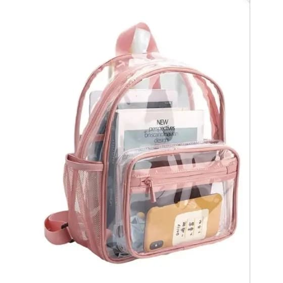 Mochila Transparente Resistente Adulto Infantil Feminina Masculina Enfermagem  Maquiador Natação Escola Presidio