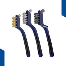 KIT DE ESCOVAS DETALHAMENTO DUPLA FACE VONIXX - AÇO, LATÃO E NYLON