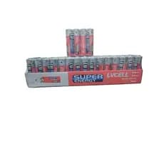 Kit 60 Pilha Comum Baterias SUPER ENERGY - Durabilidade Tamanhos AA e AAA