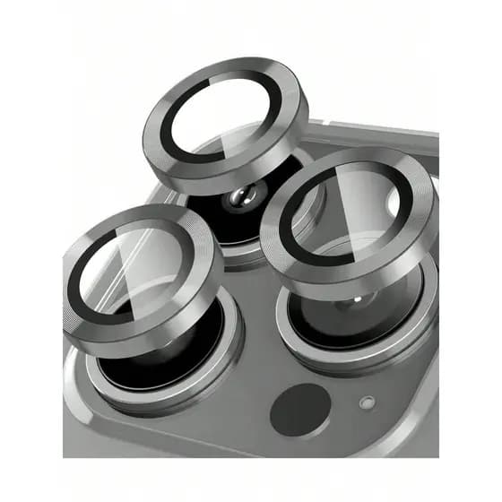 kit Pelicula Metal Liso de Camera proteção Lente Compativel para IPhone XR 11 12 12mini 13 mini 13 14 15 pro pro max