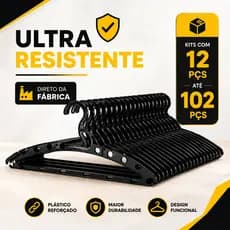 KIT Cabides Plastico Premium Ultra Resistente
