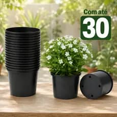 Kit Vaso Pote Para Plantas e Flores C/ Até 30 Peças Coloridas