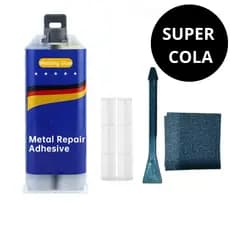 Cola De Reparo Industrial Resistência Ao Calor Pasta De Metal Frio A + B Super Cola Soldagem Tubos