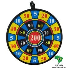 Jogo De Dardos Profissional 30Cm Kit Dardos Tiro Ao Alvo Grande