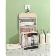 Bolsa Portatil Necessaire de Cosméticos Maquiagens/Perfume /Escovas/Viagem/Viagem de Negócio /-Diversas Cores OFerta