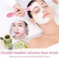 (Pacote) Com 12 Pincel  Limpeza Facial Massagem e Aplicação De Máscara Facial Silicone(MOSTRA )