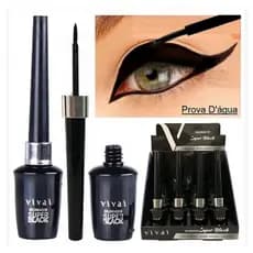 Delineador Super Black - Vivai - Ultra Fixação - A prova d' água