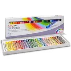 Giz Pastel Oleoso Pentel 25 Cores PHN-25U