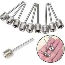 Kit 6 Bicos para Bomba de Ar Inflar Bolas Futebol Volei Basquete Agulha Encher Boia Piscina Startools