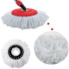 Refil de Mop Giratório 360º Esfregão Microfibra Alta Absorção Lavavel