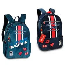 Mochila Escolar de Costas Oficial Betty Boop Jeans Feminina Fashion BP2203P Clio