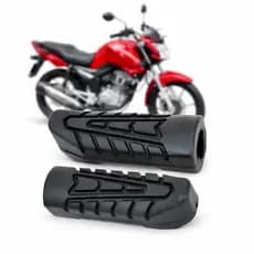 Par Estribo Borracha Moto Honda Titan Fan Start 160 150 125