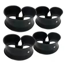 Kit 4 Protetor P Camara De Ar Aro 16 Premium Pneus 16 750-16 Schrader Preto