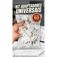 50 UN Adaptador TE tomada 10A/20A Beijamim Padrão Novo E Antigo (Serve para todos tipos de tomada)
