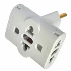 kit 5 Adaptador Benjamin Te 10a - Modelo Antigo Novo Padrão - Branco
