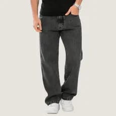 Calça Balão Jeans Masculina Bag Boca Larga Streetwear Oversized Moda Urbana Skatista Casual Confortável
