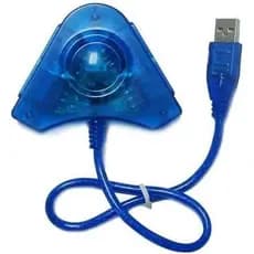 Adaptador Duplo para Controles PlayStation - Azul
