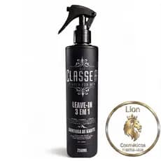Leave-in 3 em 1 Classe A Barba Cabelo Corpo Protetor Térmico Hidrata e Finaliza Profissional