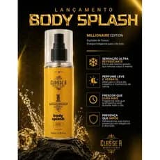 BODY SPLASH CLASSE A Millionaire 200ml ALTA CONCENTRAÇÃO DE FRAGÂNCIA 1 uni