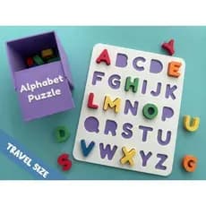 LETRAS ALFABETO MAGNETICO EDUCATIVO INFANTIL .Tabuleiro Montessori Atividades Pescaria Encaixe Letras  Educativo MDF