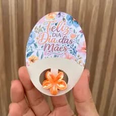 Mimo dia das mães com presilha piranha de cabelo flor