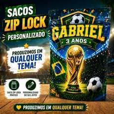 Saco zip lock Personalizado qualquer tema -- PRODUZIMOS QUALQUER TEMA